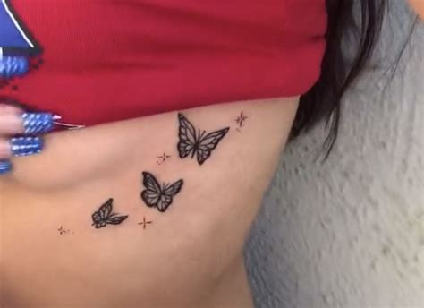 butterfly underboob tattoo|Top 10 underboob butterfly tattoo ideas and inspiration